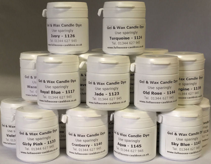 Dry Wax Colour Dye - set of all 22 colours, 20 g tubs
