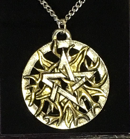 PR 9 Fire Pentagram Pendant